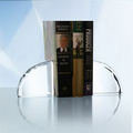 Crystal Faced Bookend / Book Ends